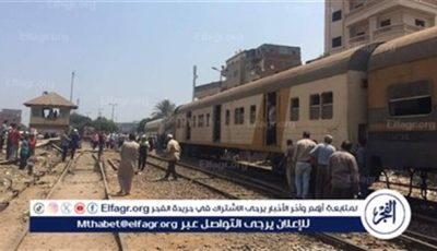 مصرع شخص  دهسًا اسفل عجلات قطار في المنيا