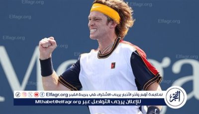 الروسي روبليف يتأهل لنهائي بطولة هامبورج للتنس