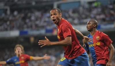 تجربة طلاق ومكالمة فارقة.. هنري يروي كواليس انتقاله من آرسنال إلى برشلونة في 2007