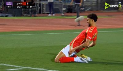 هدف وسام ابو علي في مرمي فاركو بالدوري المصري