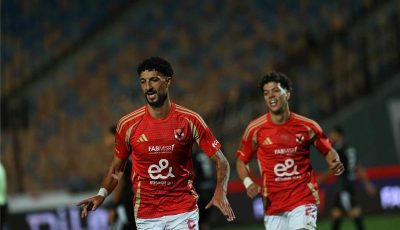 فيديو | وسام أبو علي يسجل هدف الأهلي الثاني أمام فاركو في الدوري