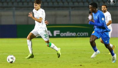 المصري يفوز على حرس الحدود في الدوري ويحجز بطاقة التأهل للكونفدرالية