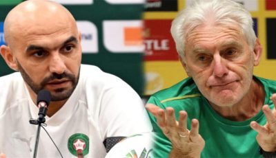 خوفًا من هزيمة ثقيلة.. مدرب جنوب إفريقيا يرفض طلب وليد الركراكي