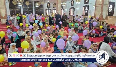 لقاء الجمعة للأطفال مسجد الشهداء بقرية ميت علي في الدقهلية..صور