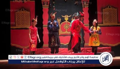 قصور الثقافة تختتم العرض المسرحي “ليلة من ألف ليلة وليلة” بالقليوبية