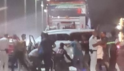 إصابة شخصين في تصادم بالطريق الزراعي بالقليوبية