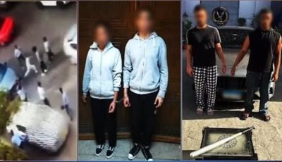 4 طلاب بينهم فتاة تعدوا على زملائهم بعصا حديدية| بث مباشر