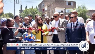 محافظ الأقصر يفتتح محطتي صرف صحي الديمقراط والرزيقات قبلي بأرمنت