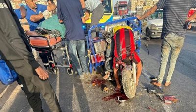 مصرع شخص وإصابة اثنين آخرين في حادث بالطريق الزراعي بالقليوبية