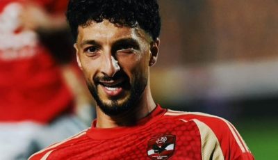 شاهد.. ثنائية وسام أبو علي تُقرب الأهلي من لقب الدوري المصري