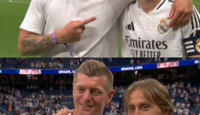 فيديو.. وداع كروس لـ مودريتش