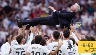 منشور أنشيلوتي بعد رحيله عن ريال مدريد