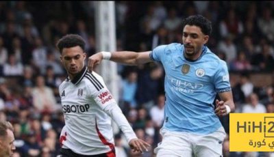 إحصائيات 65 دقيقة بين فولهام و مانشستر سيتي