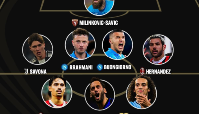 افضل لاعب في الدوري الايطالي غير موجود في التشكيلة المثالية للموسم