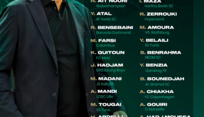 قائمة المنتخب الجزائري لوديتي رواندا و السويد