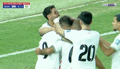 اهداف مباراة فلسطين والكويت في تصفيات كأس العالم