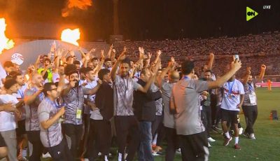 مراسم تتويج الزمالك بطلاً لكأس مصر