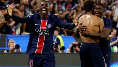 ديمبيلي لاعب الموسم في دوري أبطال أوروبا