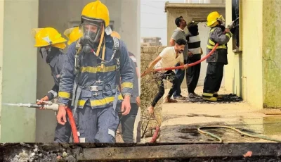 حريق يدمر منزلاً ويتسبب في خسائر بقيمة 30 ألف دولار (صورة)