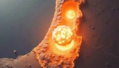 مسؤول إيراني يشارك صورة لهجوم نووي على إسرائيل