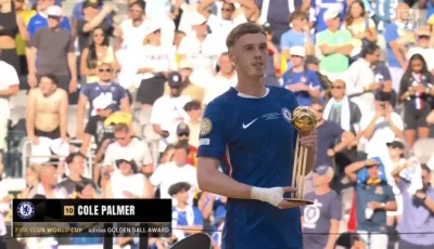 بالمر يتوج بلقب أفضل لاعب ونجم ريال مدريد يتصدر قائمة الهدافين.