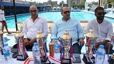 ياسر إدريس يحضر اختتام بطولة الجمهورية للغطس في نادي الزمالك