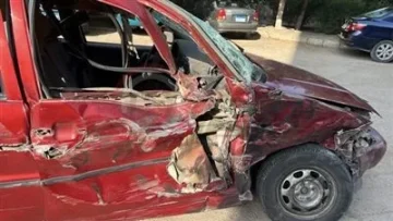 ابن المخرج عمرو عابدين يتعرض لحادث سير مؤسف