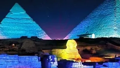 استئناف عروض الصوت والضوء في منطقة أهرامات الجيزة