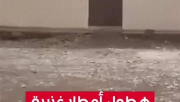 أمطار غزيرة تضرب نينوى في قلب الصيف