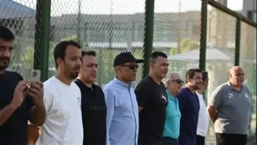 نجوم الرياضة يشهدون مباراة منتخب الشباب المصري ضد الكويت