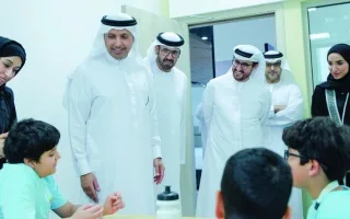 قيادات حكومية تقوم بزيارة مخيم "فرجان دبي" وخدمة "الأمين"