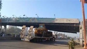 الهيئة العامة للطرق والكباري تفند شائعات انهيار أحد جسور المشاة على طريق بنها-القاهرة الزراعي