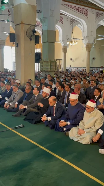 وزير الأوقاف والمفتي ومحافظ كفر الشيخ يشاركون في صلاة الجمعة في مسجد الدسوقي.. صور