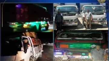 الشرطة تلقي القبض على 3 سائقي شاحنات بعد قيادتهم عكس الاتجاه على طريق بنها
