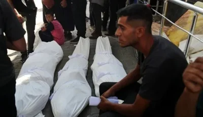 استشهاد فلسطيني نتيجة قصف إسرائيلي لمخيمات النازحين في جنوب غزة