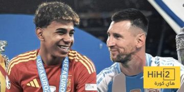 صورة .. ميسي يُسلم لامين الرقم 10