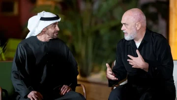 محمد بن زايد يناقش مع رئيس وزراء ألبانيا تعزيز الروابط الثنائية