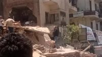 انهيار مبنى في شبرا.. 3 مصابين ورفع حالة الطوارئ للبحث عن مفقودين تحت الحطام