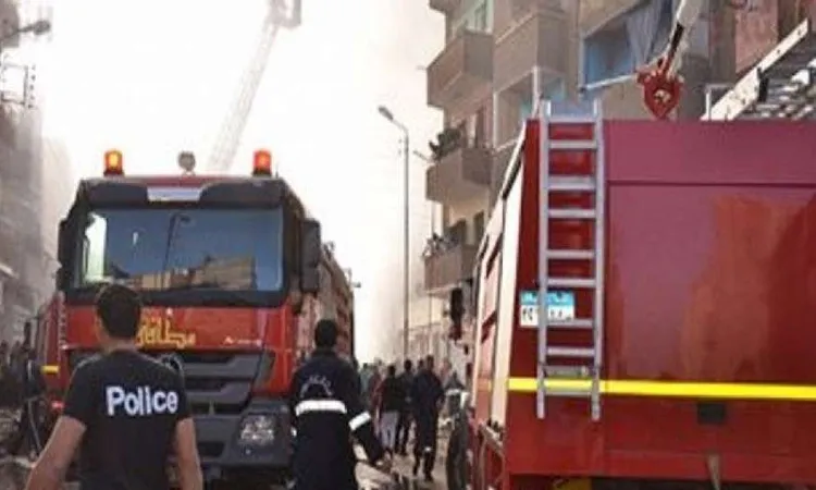 حريق في خط الغاز بالإسماعيلية يتطلب 10 سيارات إطفاء للسيطرة عليه