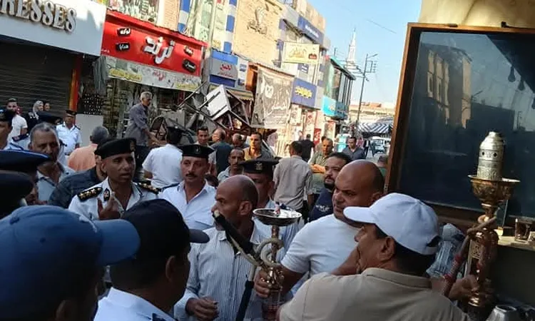 رفع 30 حالة إزالة فورية و52 ضبط خلال حملة شاملة للإشغالات في المنوفية