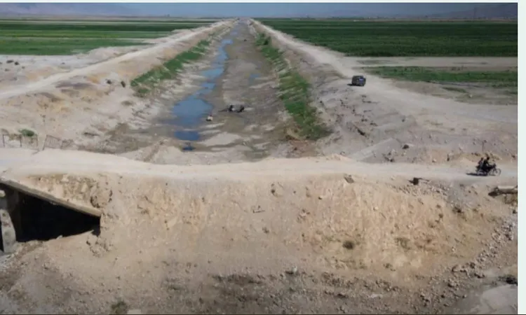 نهر العاصي في شمال غربي سوريا يعاني جفافاً شديداً لم يُسجّل منذ 54 عاماً