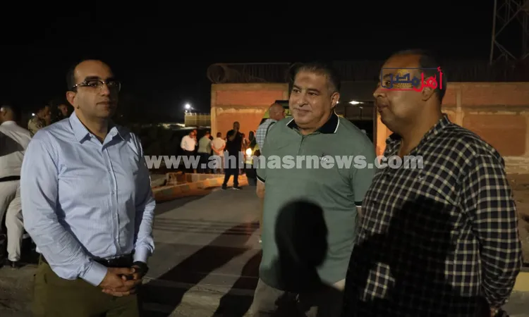 نائب محافظ الإسماعيلية يزور موقع انفجار ضغط الغاز ويكشف التفاصيل (صور)