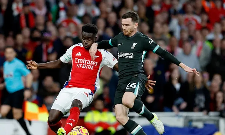 بث مباشر لمباراة ليفربول ضد أرسنال في الدوري الإنجليزي الممتاز