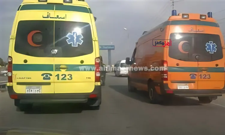 [مصرع وإصابة أربعة في حادث تصادم مأساوي بالطريق الزراعي بالبحيرة]