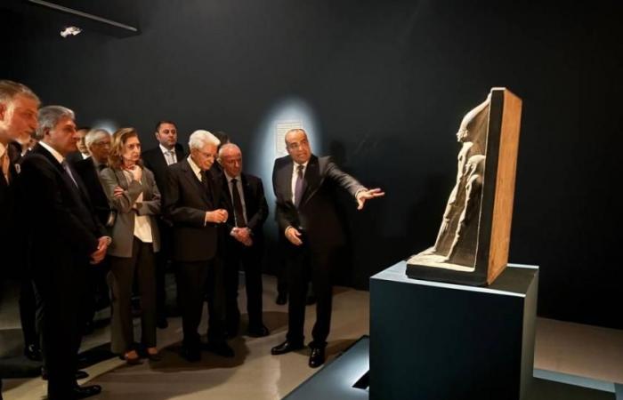 رئيس إيطاليا يفتتح «كنوز الفراعنة»