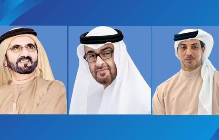 رئيس الدولة ونائباه يهنئون رئيس زامبيا بذكرى استقلال بلاده
