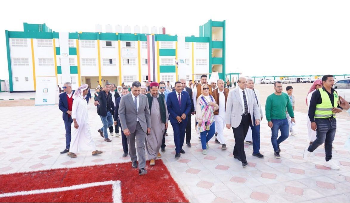 افتتاح مدرسة أولاد مازن للتعليم الأساسي بالنجيلة بمحافظة مطروح…