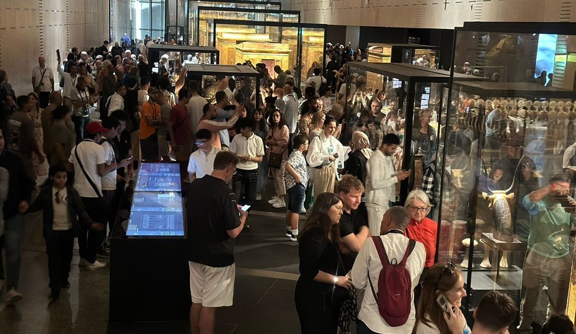 18 ألف زائر في أول أيام افتتاح المتحف المصري الكبير…