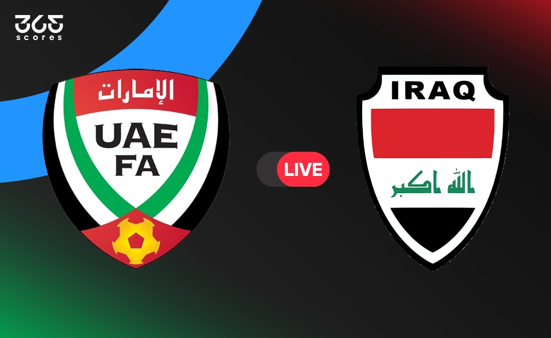 مباشر مباراة الإمارات ضد العراق في ذهاب تصفيات كأس العالم 2026