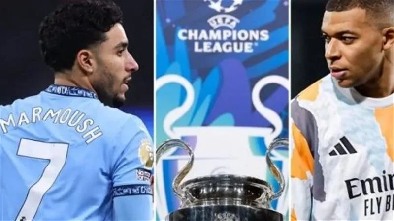 متابعة ريال مدريد ضد مان سيتي والقنوات الناقلة في دوري ابطال اوروبا لكرة القدم